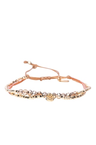 Bracelet Ella - Doré et orange