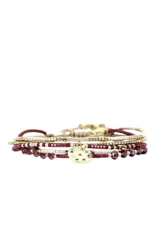 Pulseira Fanny - Bordô