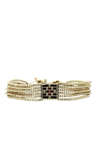 Bracelet Keira - Doré et noir
