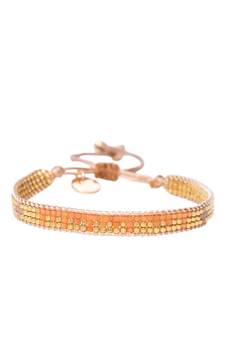 Bracelet Sofia - Doré et orange