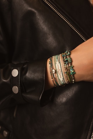 Bracelet Dana - Turquoises et hématites