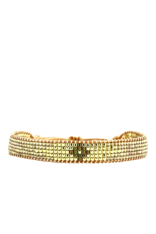 Bracelet Olivia - Doré et beige