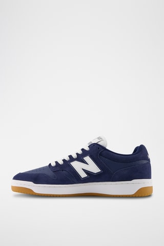 Baskets en cuir suédé 480 - Bleu