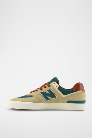 Baskets en cuir 574 - Beige