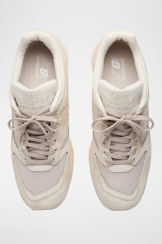 Baskets en cuir suédé 500 - Beige