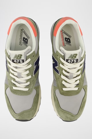 Baskets en cuir 475 - Vert olive