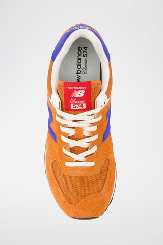 Baskets en cuir suédé 574 - Orange