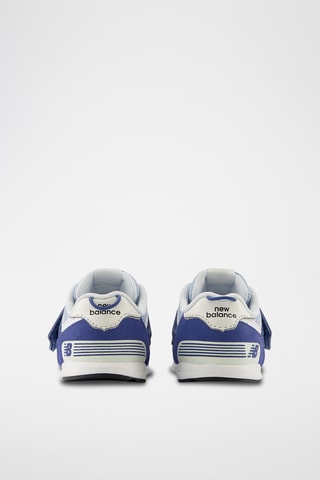 Baskets en cuir 574 - Bleu