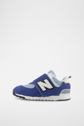 Baskets en cuir 574 - Bleu