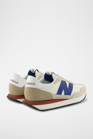 Baskets en cuir suédé 237 - Beige