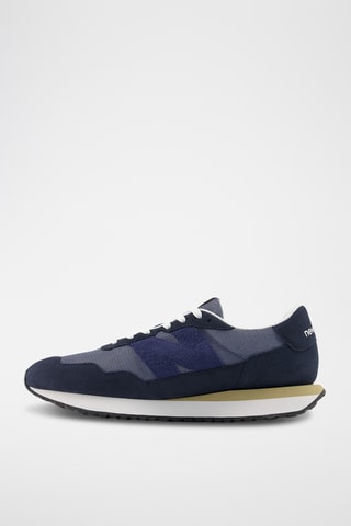 Baskets en cuir suédé 237 - Bleu marine