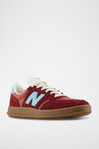 Baskets en cuir 500 - Rouge