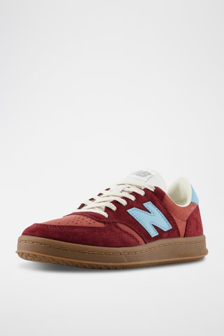 Baskets en cuir 500 - Rouge