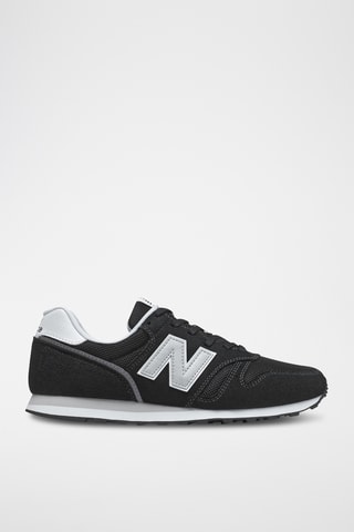 Baskets en cuir suédé 373 - Noir