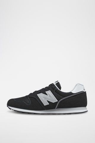 Baskets en cuir suédé 373 - Noir