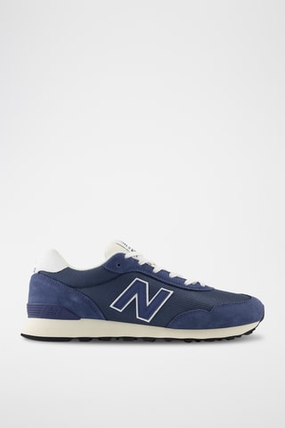 Baskets en nubuck 515 - Bleu marine