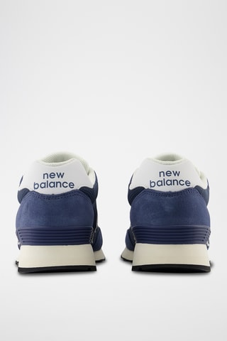 Baskets en nubuck 515 - Bleu marine