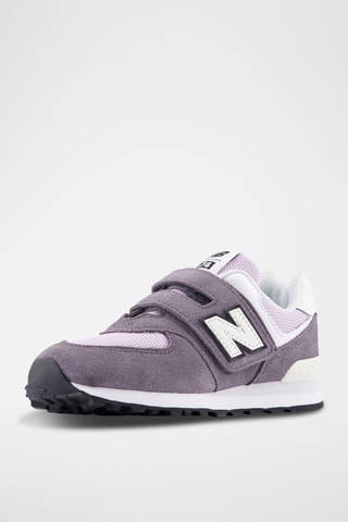 Baskets en cuir 574 - Violet