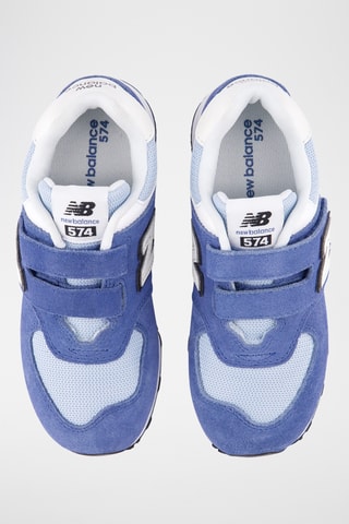 Baskets en cuir 574 - Bleu