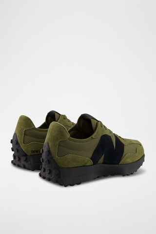 Baskets en cuir suédé 327 - Kaki