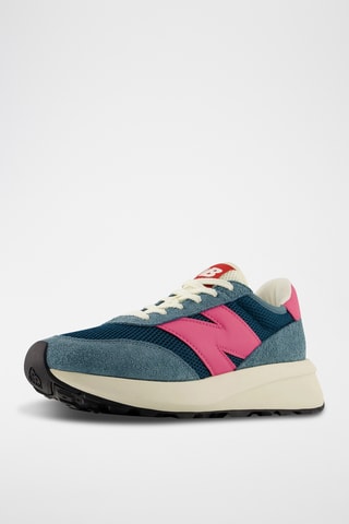 Baskets en cuir suédé 370 - Bleu