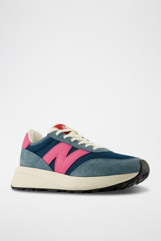 Baskets en cuir suédé 370 - Bleu