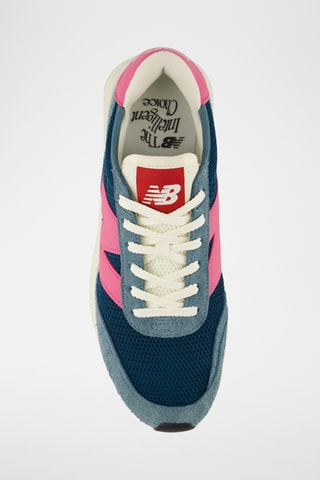 Baskets en cuir suédé 370 - Bleu