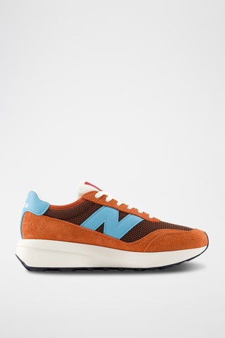 Baskets en cuir suédé 370 - Orange