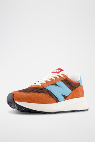 Baskets en cuir suédé 370 - Orange