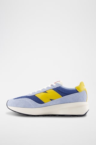 Baskets en cuir suédé 370 - Bleu