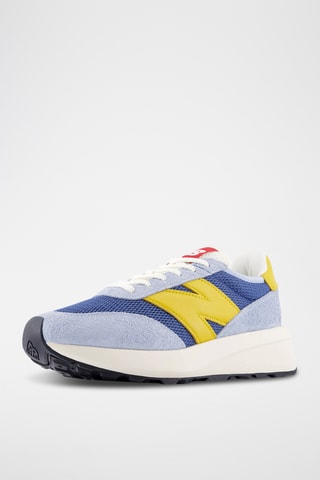 Baskets en cuir suédé 370 - Bleu