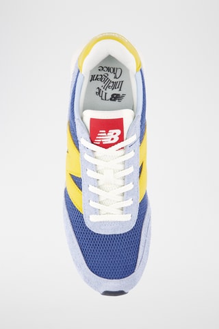 Baskets en cuir suédé 370 - Bleu