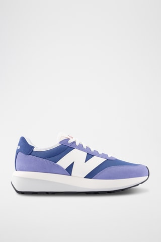 Baskets en cuir suédé 370 - Violet