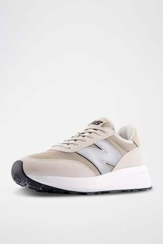 Baskets en cuir suédé 370 - Beige