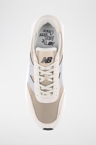 Baskets en cuir suédé 370 - Beige