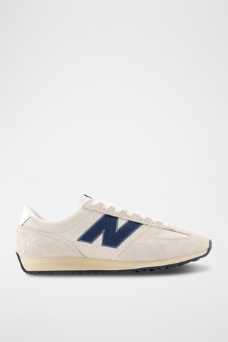 Baskets en cuir suédé 471 - Beige