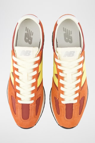 Baskets en cuir suédé 471 - Orange