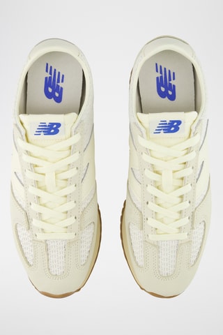 Baskets en cuir suédé 471 - Beige