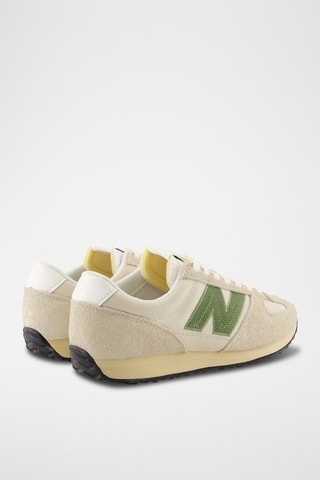 Baskets en cuir suédé 471 - Beige