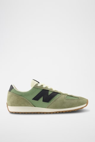 Baskets en cuir suédé 471 - Vert