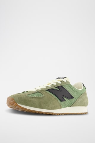 Baskets en cuir suédé 471 - Vert