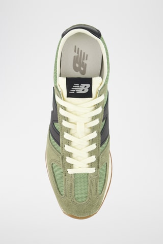 Baskets en cuir suédé 471 - Vert