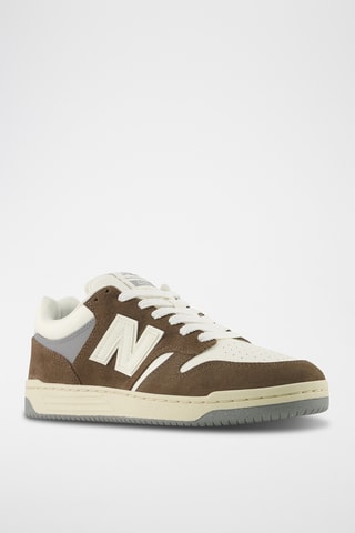 Baskets en cuir 480 - Marron