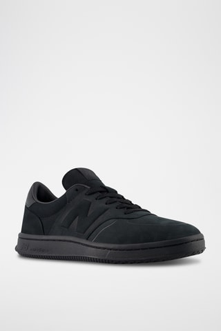 Baskets en cuir suédé 500 - Noir