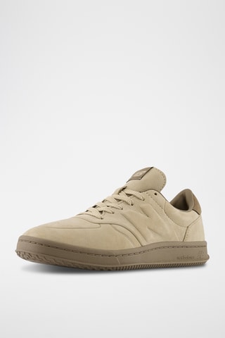 Baskets en cuir suédé 500 - Beige