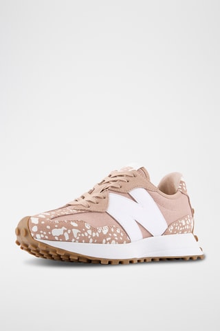 Baskets en cuir suédé 327 - Rose