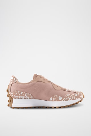 Baskets en cuir suédé 327 - Rose