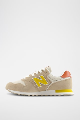 Baskets en cuir suédé 373 - Beige