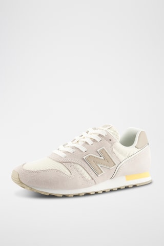 Baskets en cuir suédé 373 - Beige
