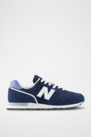 Baskets en cuir suédé 373 - Bleu marine